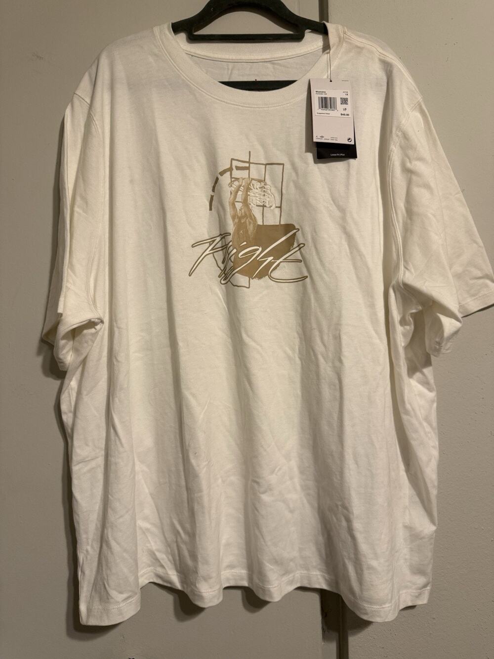 NIKE JORDAN Jordan Women's Graphic T-Shirt Size 1X